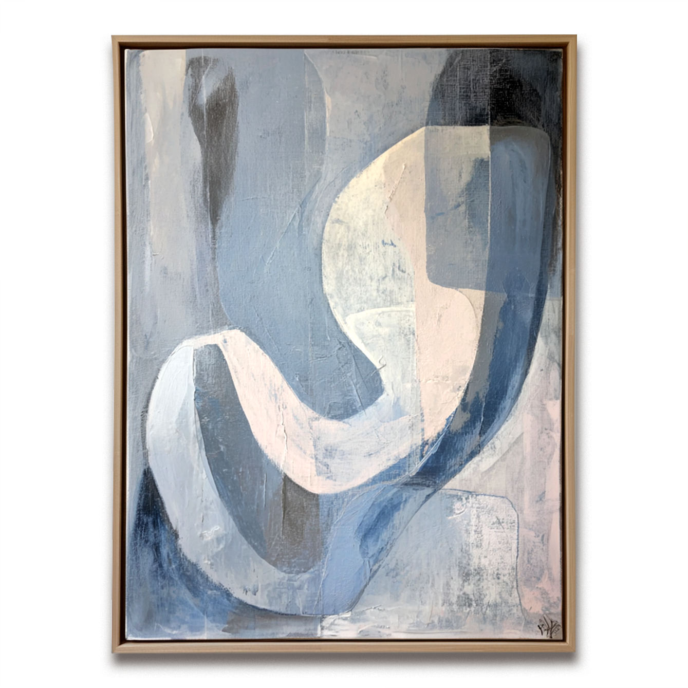 The Ethereal Curve: A Dynamic Modern Abstract Wall Art for Contemporary Spaces